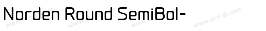 Norden Round SemiBol字体转换 Norden Round SemiBol字体转换
